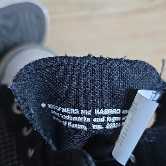 Converse Limited Edition Transformers Black High-Tops All Star Sneakers - Picture 10 of 10